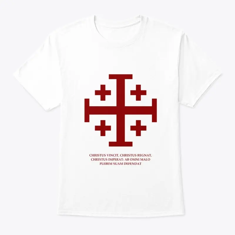 Jerusalem Cross - Christus Vincit