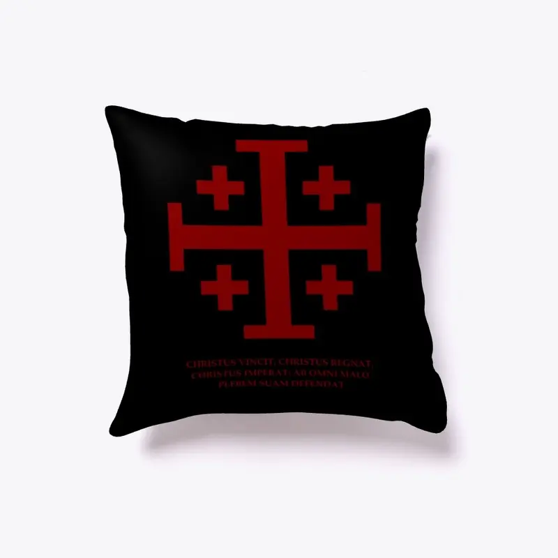 Jerusalem Cross - Christus Vincit